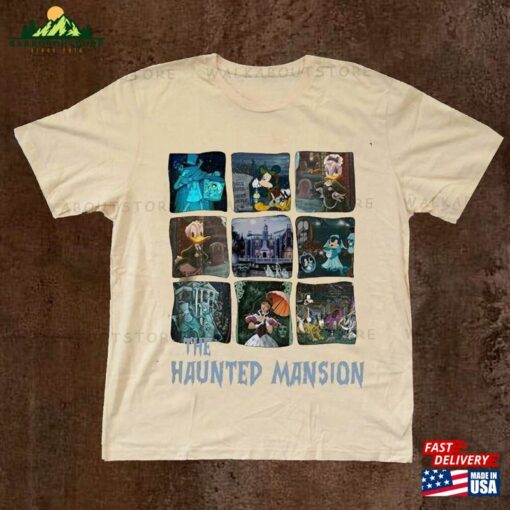 Vintage Haunted Mansion Tshirt Sweatshirt Halloween Trip 2023 Shirt Hoodie Unisex