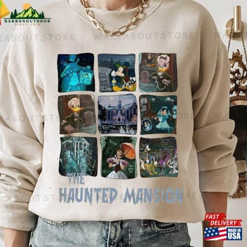 Vintage Haunted Mansion Tshirt Sweatshirt Halloween Trip 2023 Shirt Hoodie Unisex