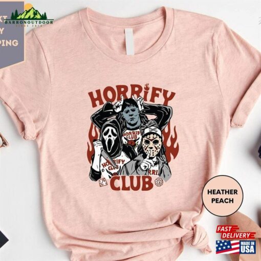 Vintage Horrify Club Shirt Hell Horror Movie Hoodie Unisex