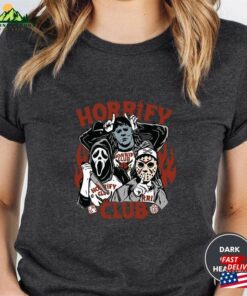 Vintage Horrify Club Shirt Hell Horror Movie Hoodie Unisex 3
