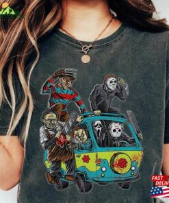 Vintage Horror Character Mystery Van Shirt Retro Movie Tee Scary Comfort Colors Hoodie T-Shirt