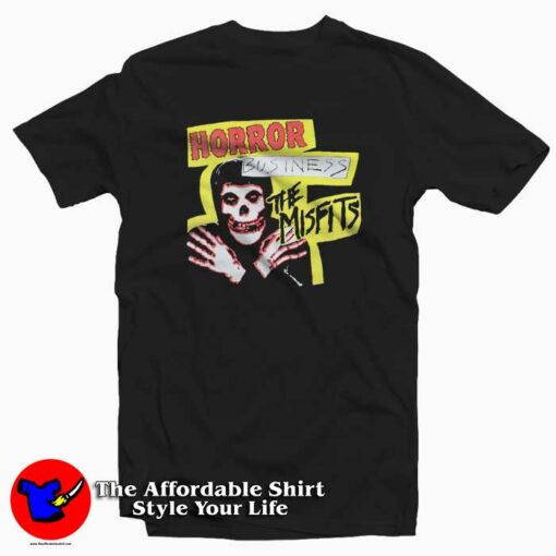 Vintage Horror Misfits Business Unisex T-shirt On Sale