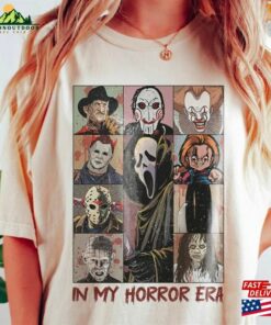 Vintage In My Horror Era Shirt Halloween Characters Movie Unisex Sweatshirt Vintage In My Horror Era Shirt Halloween Characters Movie Unisex Sweatshirt