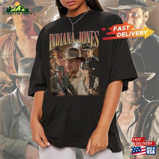 Vintage Indiana Jones Shirt Sweatshirt Hoodie