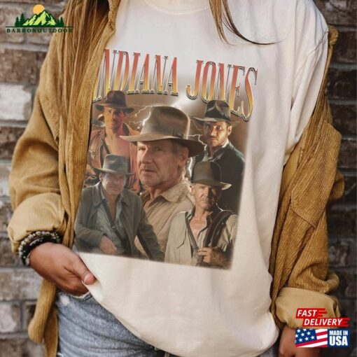 Vintage Indiana Jones Shirt Sweatshirt Hoodie