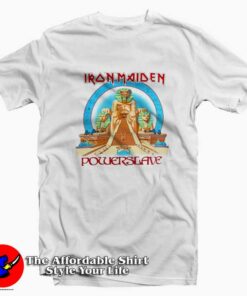 Vintage Iron Maiden Early Poweslave Unisex T-Shirt On Sale