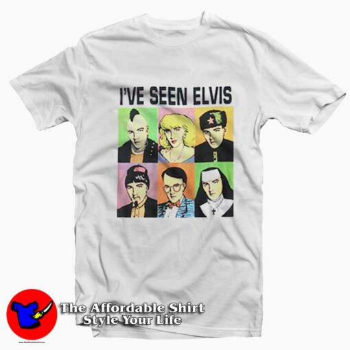 Vintage I’ve Seen Elvis Presley Graphic Unisex T-Shirt On Sale