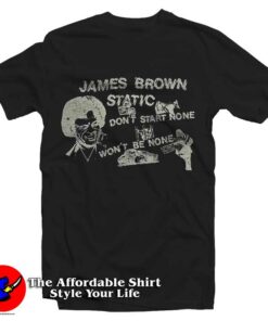 Vintage James Brown Static Graphic T-Shirt On Sale Vintage James Brown Static Graphic T-Shirt On Sale