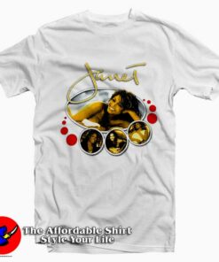 Vintage Janet Jackson Bubble Graphic T Shirt On Sale 1