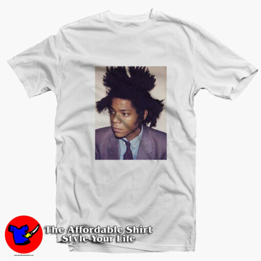 Vintage Jean Michel Basquiat Rap Hip Hop T-Shirt On Sale