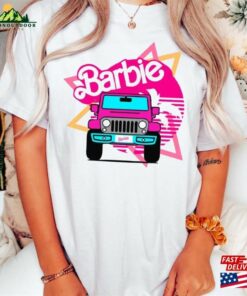 Vintage Jeep Barbie Shirt Movie Dream House Unisex Hoodie