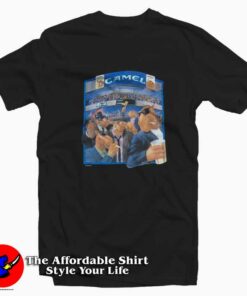Vintage Joe Camel Football Graphic Unisex T-shirt On Sale Vintage Joe Camel Football Graphic Unisex T-shirt On Sale