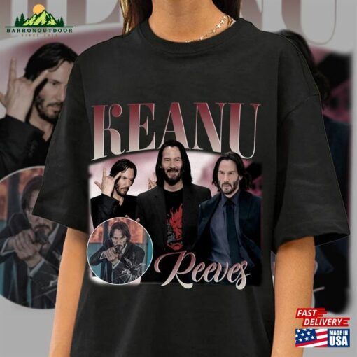 Vintage Keanu Reeves Shirt T-Shirt John Wick Tee Unisex Sweatshirt