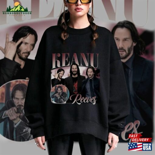 Vintage Keanu Reeves Shirt T-Shirt John Wick Tee Unisex Sweatshirt