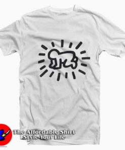 Vintage Keith Haring Art Style Nice Design T Shirt On Sale 1
