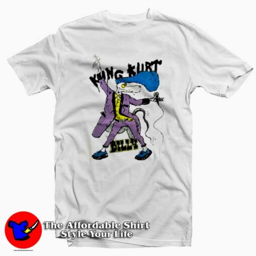 Vintage King Kurt Psychobilly Tour Concert T-Shirt On Sale