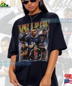 Vintage Kylian Mbappe Shirt Psg Football Hoodie T-Shirt