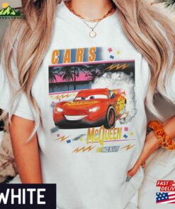 Vintage Lightning Mcqueen Shirt Disney Cars Birthday Unisex Hoodie 3