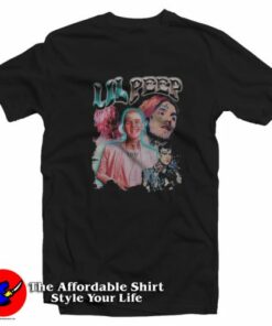 Vintage Lil Peep Portrait Graphic Unisex T-Shirt On Sale Vintage Lil Peep Portrait Graphic Unisex T-Shirt On Sale