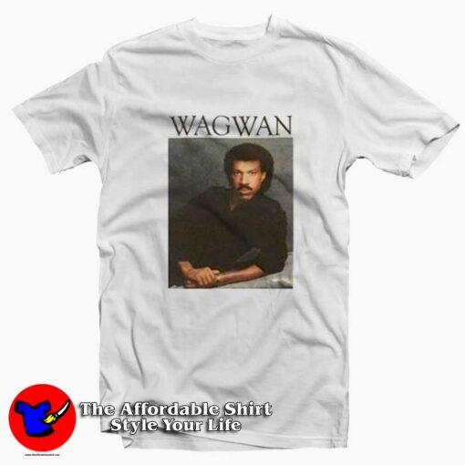 Vintage Lionel Richie Wagwan Unisex T-shirt On Sale