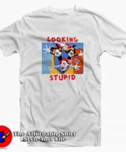 Vintage Looking Stupid Animaniacs Unisex T-shirt On Sale 1 Vintage Looking Stupid Animaniacs Unisex T shirt On Sale 2