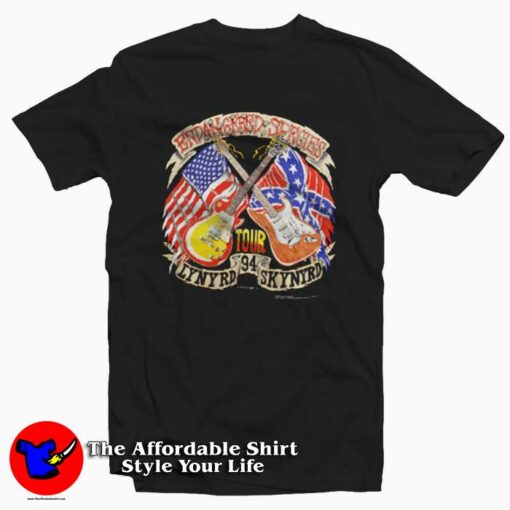 Vintage Lynyrd Skynyrd Endangered Tour T-Shirt On Sale