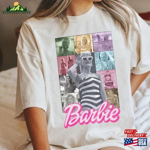 Vintage Margot Robbie Retro Shirt Barbie 2023 Movie Fan Classic Unisex