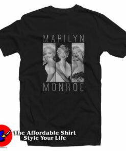 Vintage Marilyn Monroe Potrait Unisex T-Shirt On Sale Vintage Marilyn Monroe Potrait Unisex T-Shirt On Sale