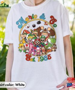 Vintage Mario Co Est 1985 Shirt Super Nintendo T Shirt Hoodie Classic 3
