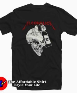 Vintage Metallica Alcoholica 2 Graphic Unisex T-Shirt On Sale Vintage Metallica Alcoholica 2 Graphic Unisex T-Shirt On Sale