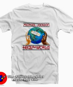 Vintage Michael Jackson 1992 Heal The World T-shirt On Sale Vintage Michael Jackson 1992 Heal The World T-shirt On Sale