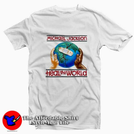 Vintage Michael Jackson 1992 Heal The World T-shirt On Sale