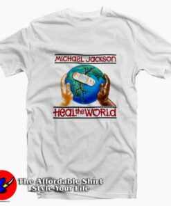 Vintage Michael Jackson 1992 Heal The World T-shirt On Sale