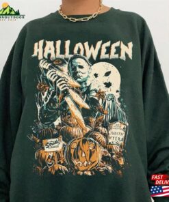 Vintage Michael Myers Halloween Crewneck Sweatshirt T-Shirt Horror Movies Tee