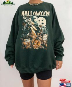Vintage Michael Myers Halloween Crewneck Sweatshirt T-Shirt Horror Movies Tee Unisex