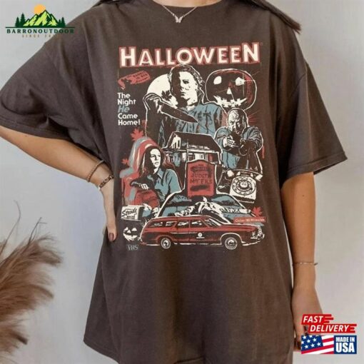 Vintage Michael Myers Halloween Shirt The Night He Came Home T-Shirt Horror Movies Sweatshirt