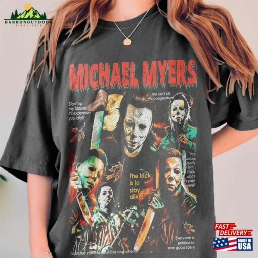 Vintage Michael Myers Horror 90S Halloween T-Shirt Movie Shirt Classic