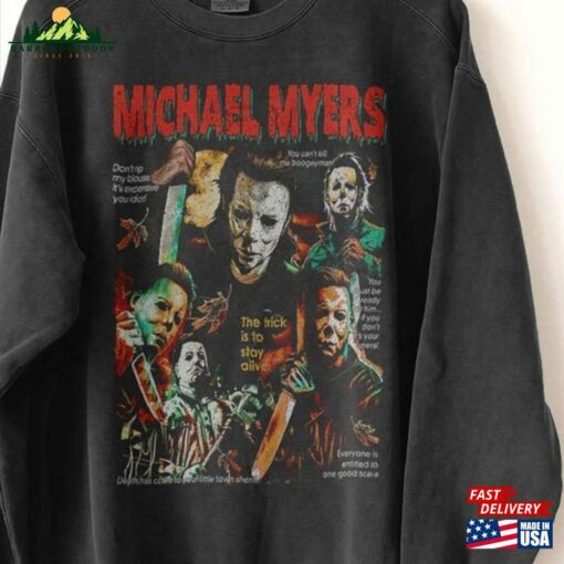 Vintage Michael Myers Horror 90S Halloween T-Shirt Movie Shirt Classic