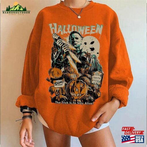 Vintage Michael Myers Horror Movie Halloween Shirt Retro 90S Classic Sweatshirt