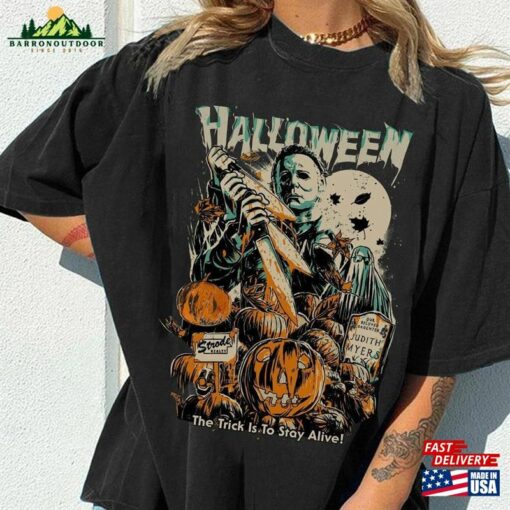 Vintage Michael Myers Horror Movie Halloween Shirt Retro 90S Classic Sweatshirt