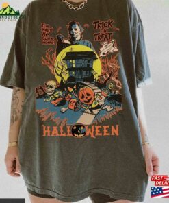 Vintage Michael Myers Shirt Halloween Trick Or Treat The Night He Came Home Horror Movies Unisex T-Shirt 3 Vintage Michael Myers Shirt Halloween Trick Or Treat The Night He Came Home Horror Movies Unisex T Shirt 4