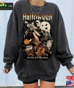 Vintage Micheal Myers Halloween Comfort Color Tee Michael Horror Movie Shirt Hoodie Unisex