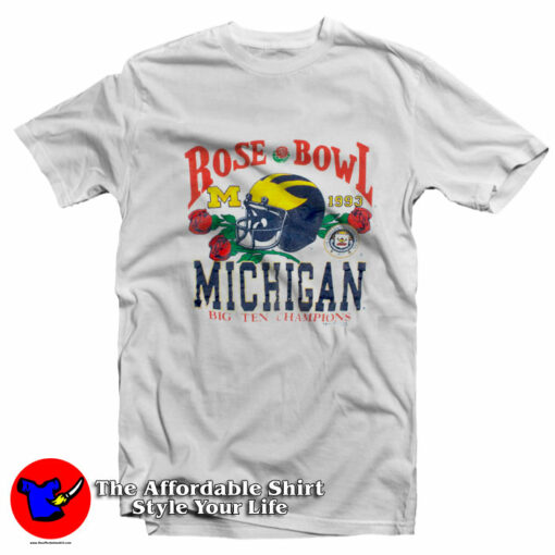 Vintage Michigan Rose Bowl Champions T-Shirt On Sale