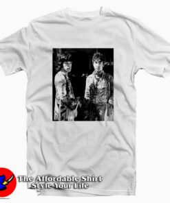 Vintage Mick Jagger & John Lennon Unisex T-shirt On Sale Vintage Mick Jagger & John Lennon Unisex T-shirt On Sale