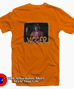 Vintage Mick Jagger Orange Unisex T-shirt On Sale 1 Vintage Mick Jagger Orange Unisex T shirt On Sale 2