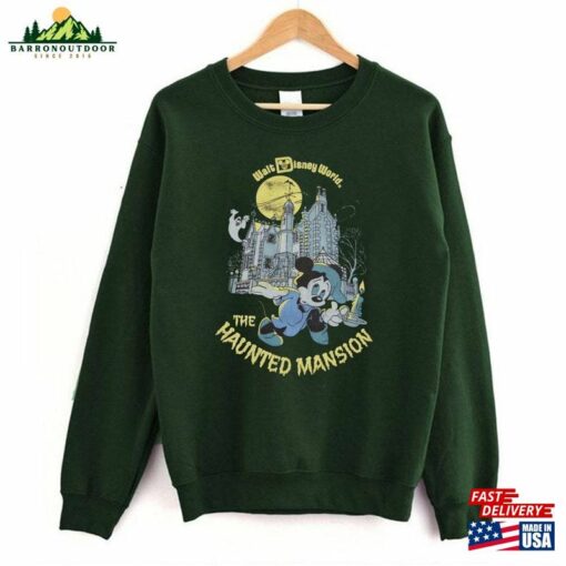 Vintage Mickey Haunted Mansion Sweatshirt Disney The Shirt Halloween Hoodie Classic