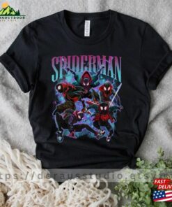 Vintage Miles Morales Shirt Spider Man 2023 Across The Classic Unisex