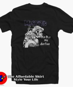 Vintage Misfits Die Die My Darling Unisex T-Shirt On Sale Vintage Misfits Die Die My Darling Unisex T-Shirt On Sale