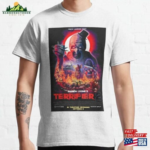 Vintage Movies Terrifier 2 Poster Classic T-Shirt Sweatshirt