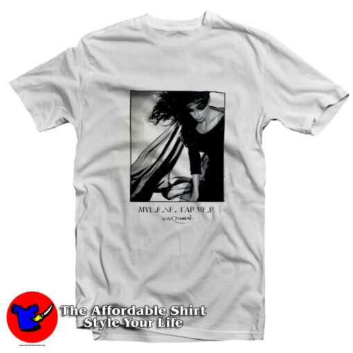 Vintage Mylene Farmer Unisex T-Shirt On Sale